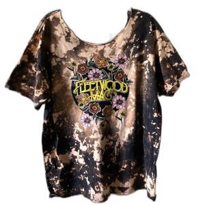 Fleetwood Mack Floral Graphic Tee - Size XL